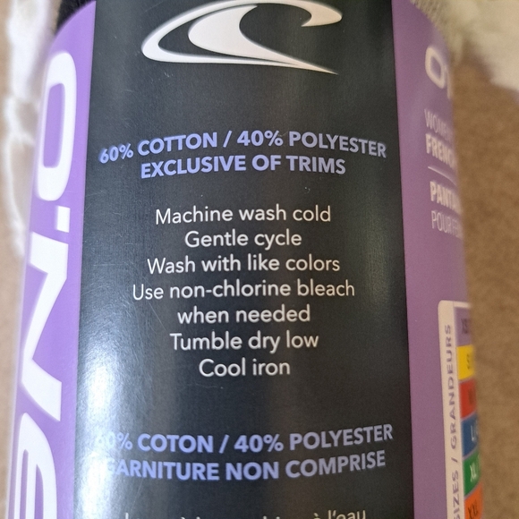 O'Neill Women's Lounge Pants 2 Pack Joggers Size XS Grey Black Casual Pant - Picture 7 of 9